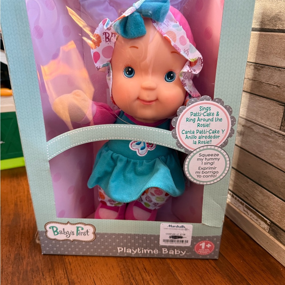 Playtime Baby Doll - Blue and Pink